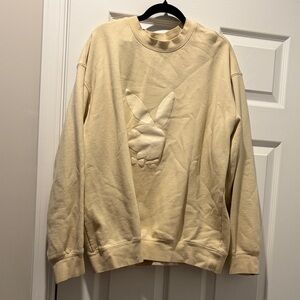 PLAYBOY Tan Crewneck Men's Sweater